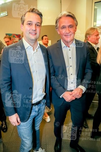 FRÜHLINGSFEST ORF WIEN 20.03.2024 | Studio Wien | Am neuen Standort in Wien<br>im Bild:<br> VBm Dominik Nepp, Peter Westenthaler,