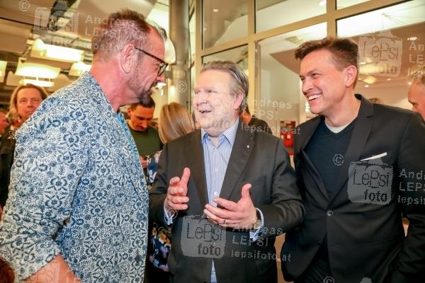 FRÜHLINGSFEST ORF WIEN 20.03.2024 | Studio Wien | Am neuen Standort in Wien<br>im Bild:<br> Karl Ploberger, BM Michael Ludwig, Robert Steiner,
