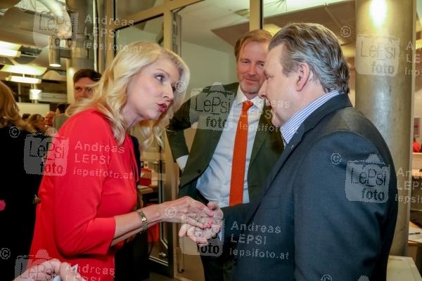 FRÜHLINGSFEST ORF WIEN 20.03.2024 | Studio Wien | Am neuen Standort in Wien<br>im Bild:<br> Elisabeth Vogel, Edgar Weinzettl, BM Michael Ludwig,