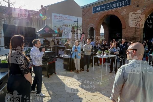 Webers grosses Frühlingspresseevent 2025 03.04.2025 | Das Steinhart | Innovative Neuheiten – Trends am BBQ-Markt<br>im Bild:<br> Stimmung u Übersicht,