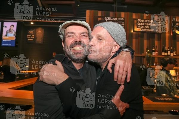 Österreichischer Kabarettpreis – 2025 24.11.2025 | Globe Wien | Verleihungs-Gala<br>im Bild:<br> Robert Stachel -maschek, Christoph Grissemann,